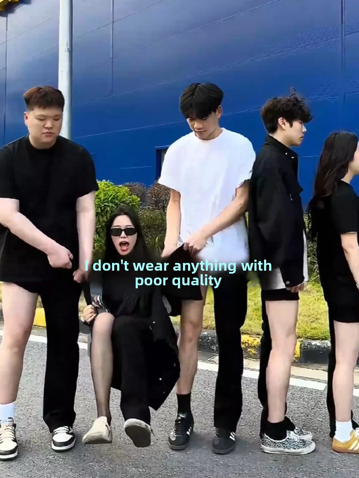 

Black Slim Fit Knife Jeans Men's Slight Stretch High Street Flared Straight Leg American Cleanfit Leg Lengthening Pants