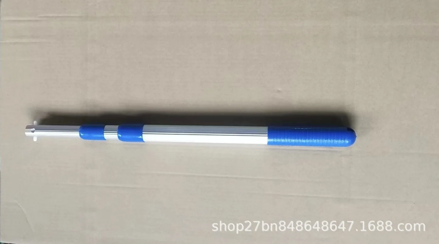 Telescopic Aluminum Pool Pole Corrugated Smooth Swimming Pool Cleaning Accessories