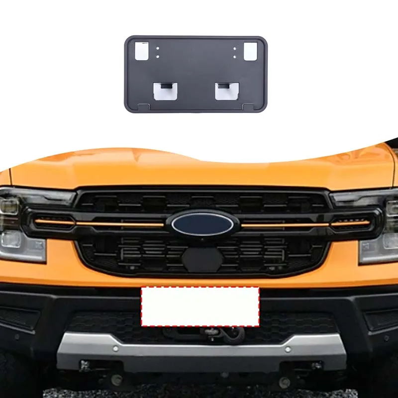 Front License Plate Frame Holder Registration Plate Bracket Car Accessories For Ford Ranger 2008-2011 Suit The American Version