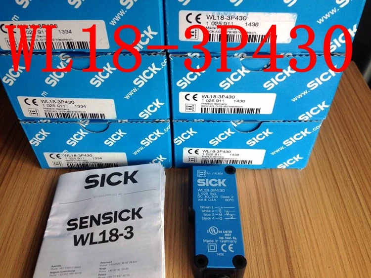 

WT18-3P430 WL18-3P430 new original SICK photoelectric switch