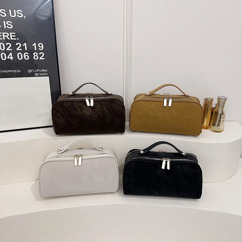 

Простые однотонные женские косметички из искусственной кожи, модные портативные дорожные сумки большой вместимости, новые водонепроницаемые сумки для туалетных принадлежностей