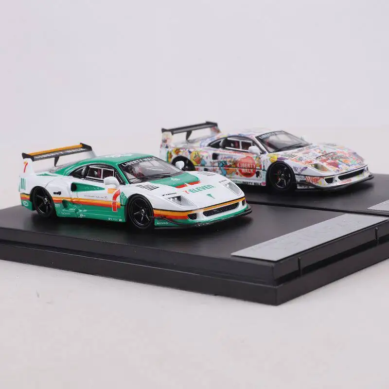 Diecast Chost Player 1:64 Scale Ferrari F40 LBWK Widebody Alloy Car Model