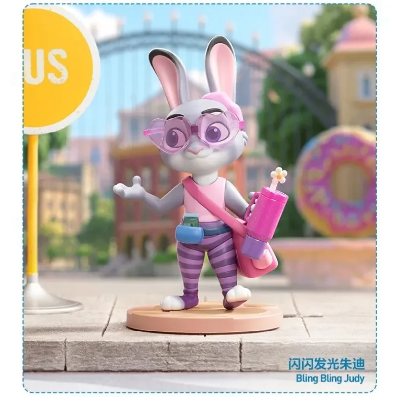 Popmart 100 % originale und echte Zootopia Crazy Continuation Series Figur Blind Box Ornament, süßes und exquisites Geschenk