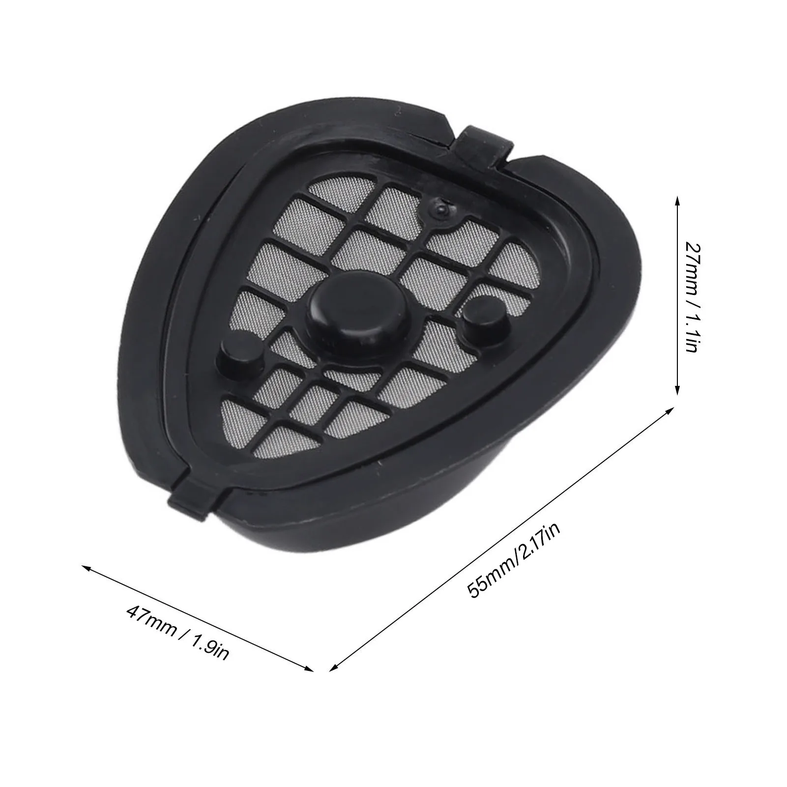 Food-Grade PP Reusable Coffee Capsule Filter, Fine Filtration Multifunctional for ST 9662 Coffee Maker Capsule Pod