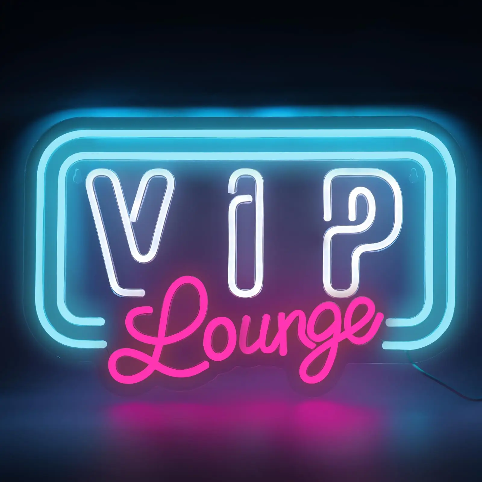 VIP Lounge Neon Light  Illuminated Lamps Led Neon Aesthetic Decoration Restaurant Art Wedding Personalized Custom Guests Sign