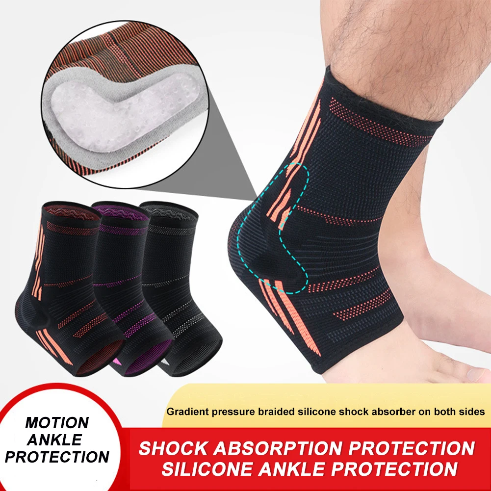 

1 PC Ankle Weights Anklets Compression Strap Sleeves Support Anklet Brace Protector Safety Sport Goods With Silicone Type