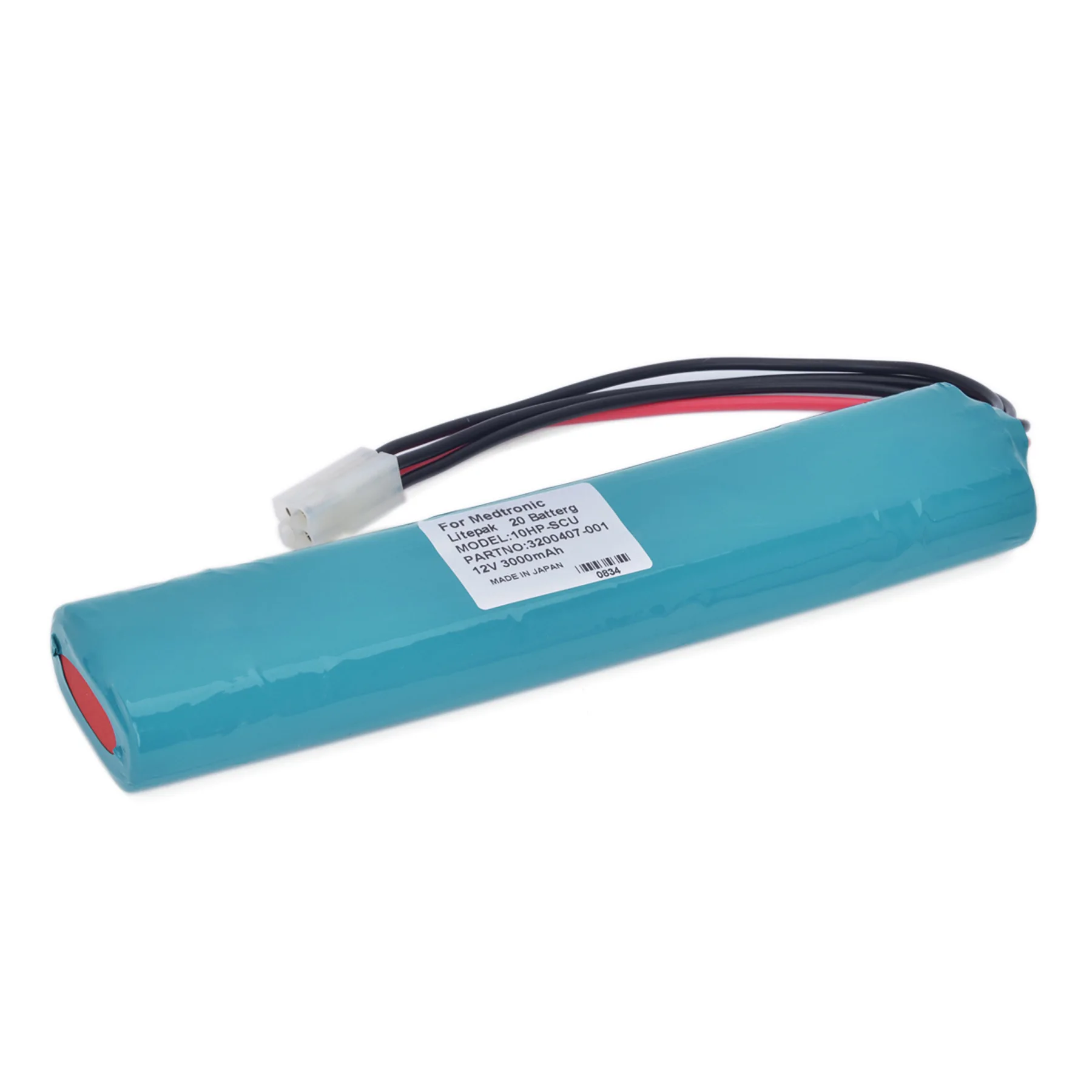 12V 3000mAh Ni-MH Replacement LIFEPAK 20 Medical Ni-mh Ba ttery for 11141-000068 3200497-00110HR-SCU Defibrillator