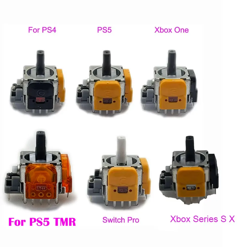 1PC 3D Analog Stick Sensor Module For PS4 Controller Hall Effect & TMR Joystick For PS5 Xbox One XBOX360 & Switch Pro No Drift