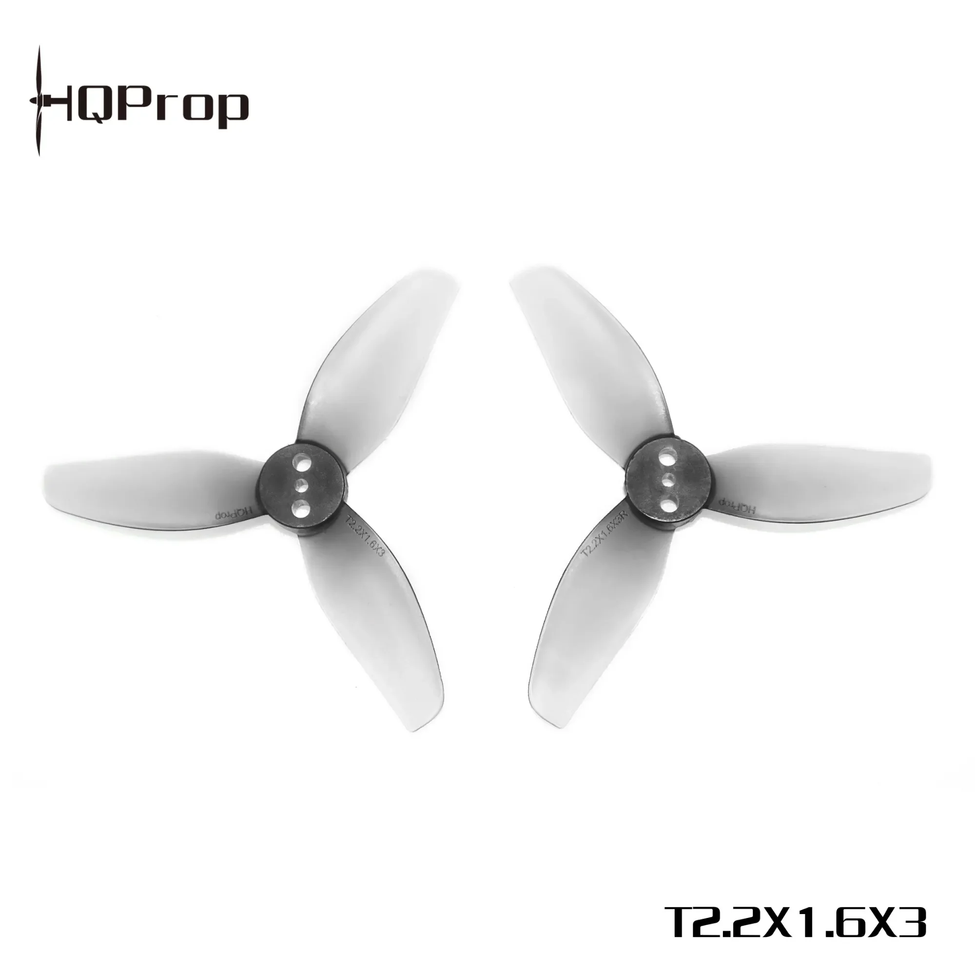 HQProp T2.2X1.6X3 FPV Propeller Grey