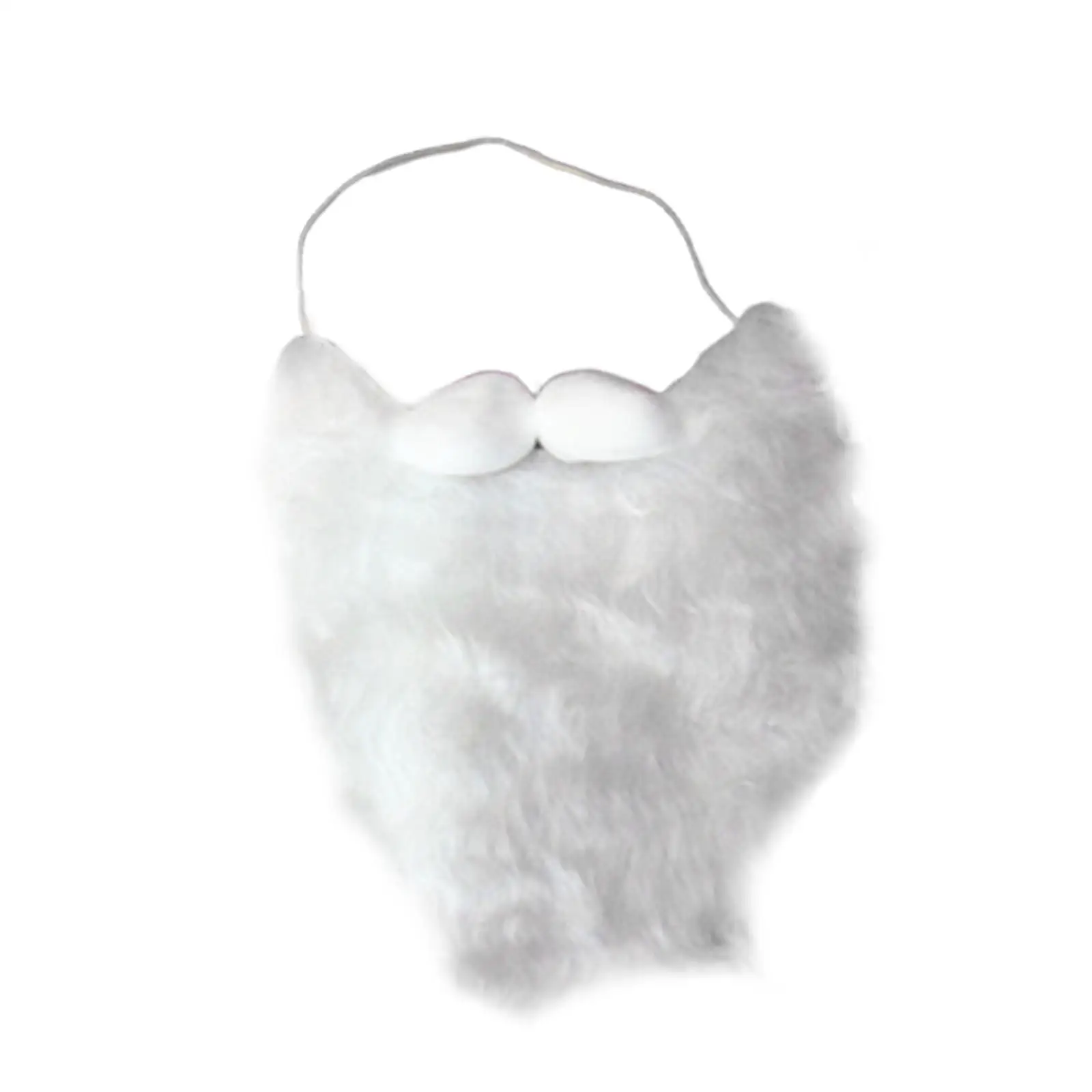 Weihnachtsmann-Bart für Kinder und Erwachsene, realistisches Kostümzubehör, Weihnachtskostüm, Bekleidung, gefälschter Schnurrbart für Karneval, Weihnachten, Maskerade