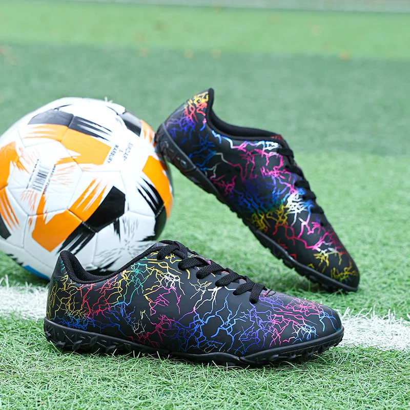 

Футбольные бутсы для мужчин и женщин, для игры на газоне и в зале, нескользящие, с шипами, для футбола и футзала, обувь для игры в футбол до щиколотки
