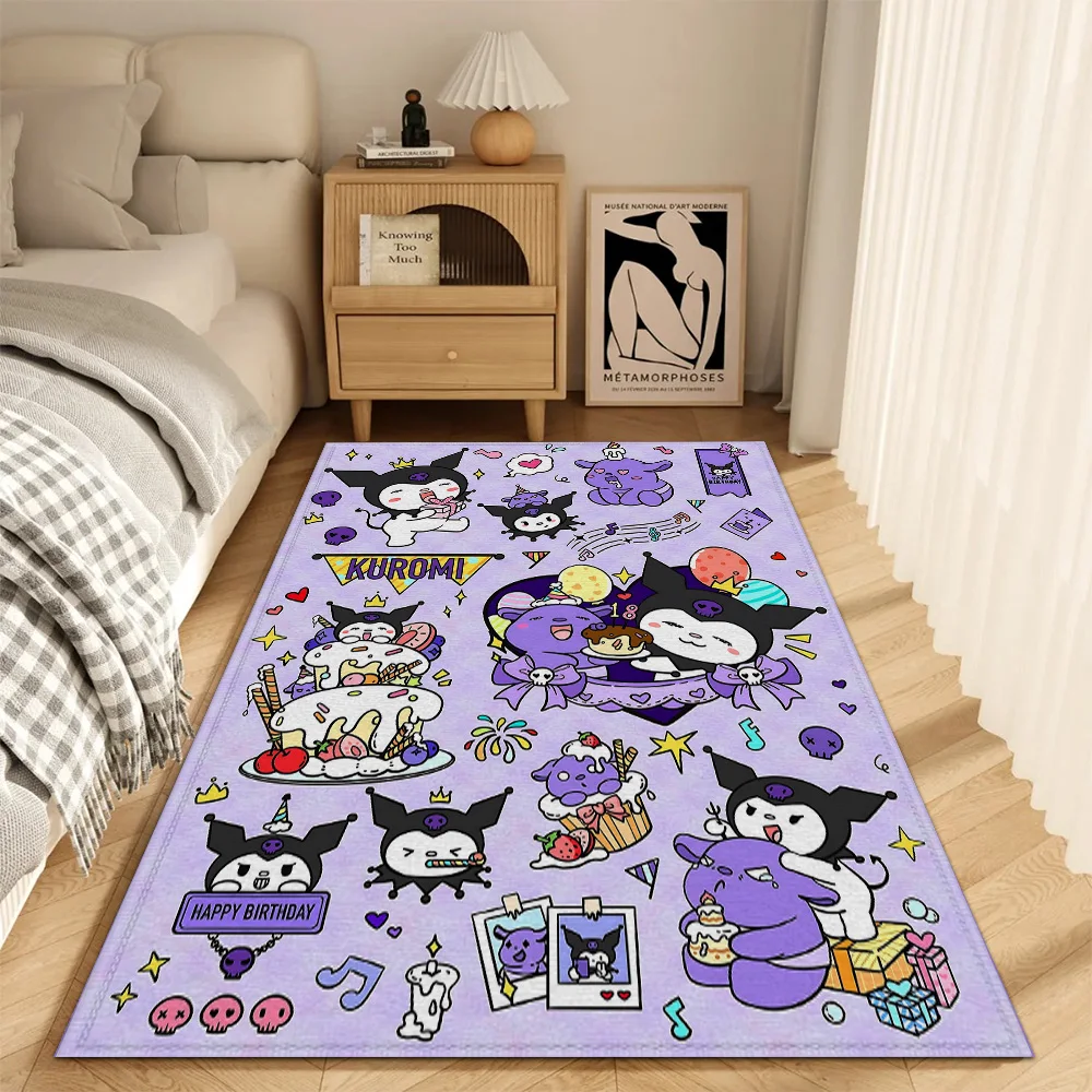 Decoration Rug Mat Bedroom Carpet Room Carpet K-kuromi Doormat Home Floor Mats Carpets Choice Rugs Foot Entrance Door Bath Front