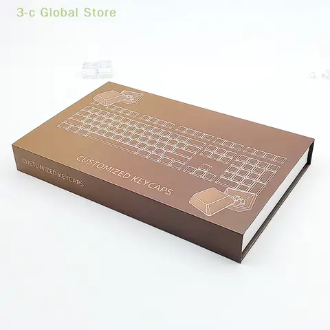 2 Layers Keycap Storage Box Waterproof Lid With Dividers Keycaps Collection Keyboard Keycaps Set Organizer