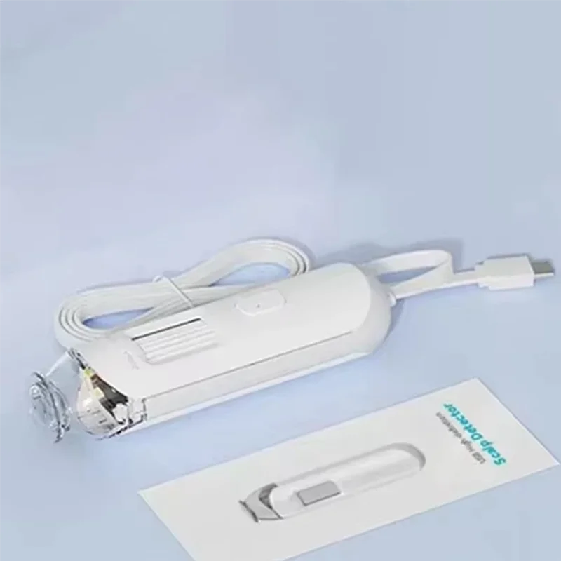 【クーポン！】スキン＆ヘアエクセプター エミッター 50X-200X Wifi対応 ミニ毛包頭皮検出器 毛穴拡大鏡 スキンアナライザー テス