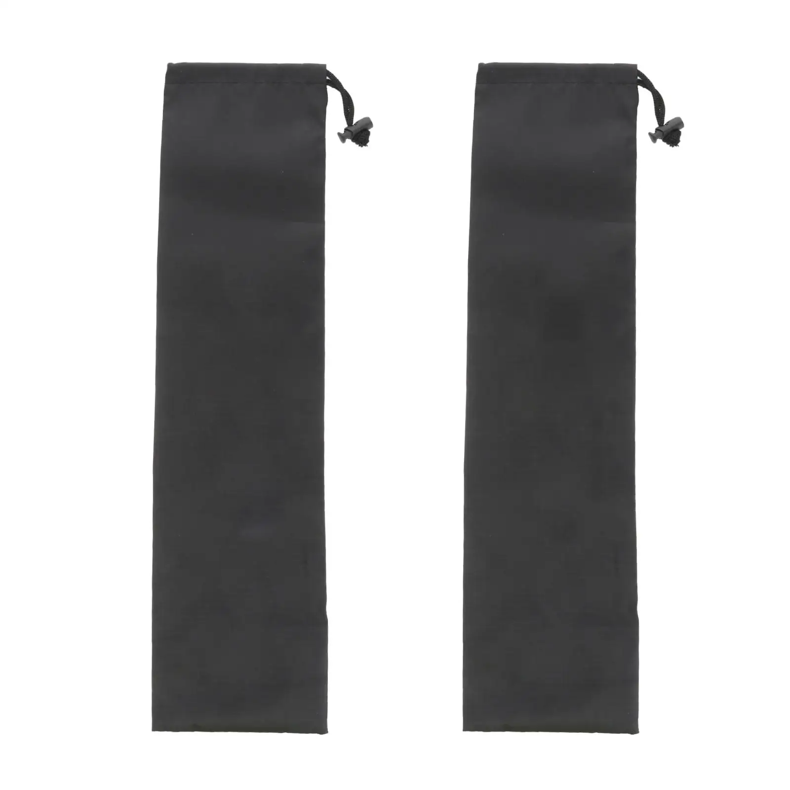 2PCS Tent Bags 49cm Camping Storage Bag Black 210T Portable Camping Storage Bag For Fishing Rod Awnings Outdoor Gear