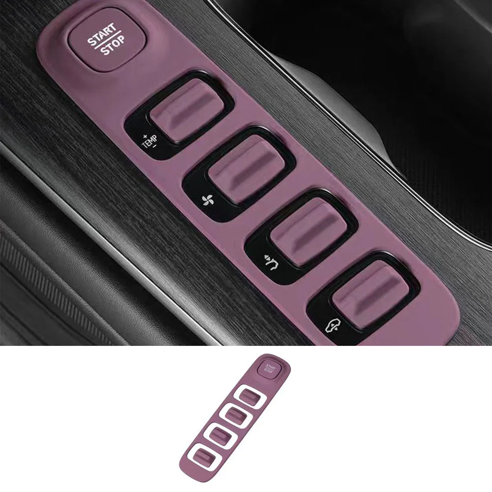 

For Xiaomi SU7 2025 2026 Central Control Gear Button Stickers Decorative Stickers One Key Start Car Stickers Protective Coverss