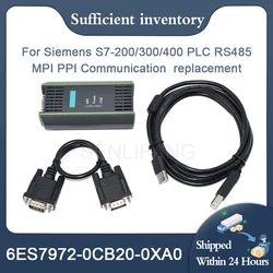 For Siemens S7-200/300/400 PLC RS485 MPI PPI 6ES7 972-0CB20-0XA0 6ES7972-0CB20-0XA0 System USB Programming Cable PC Adapter