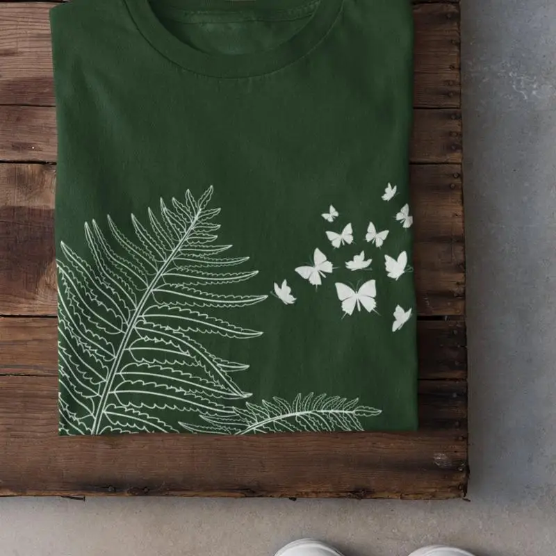 

Cottagecore T Shirt Goblincore Clothing Grunge Fern Dark Academia Fairycore Mall Goth