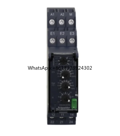 Relay Modular 1 fase relai kontrol arus, harmoni, 4mA…1 A, 2CO, 24…240V AC DC