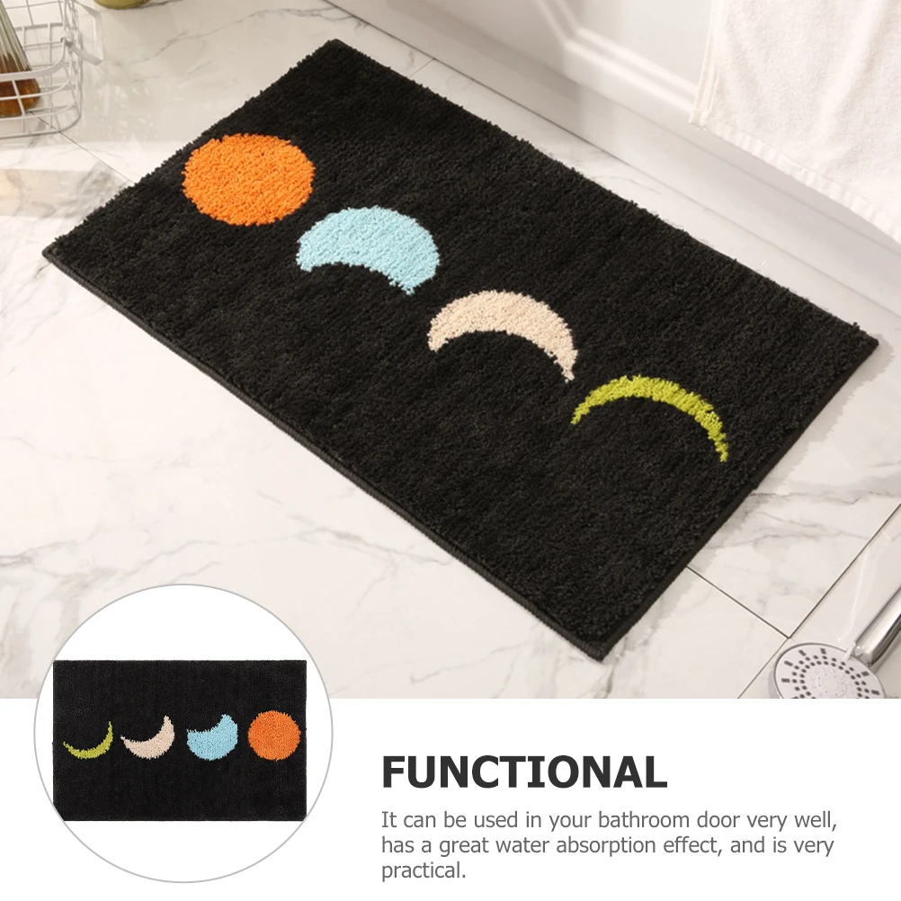 

Bathroom Absorbent Floor Mat Deep Gray 40x60cm Nonslip Mats Water Absorbing Home Supplies Bath Stone Pad Door Entrance
