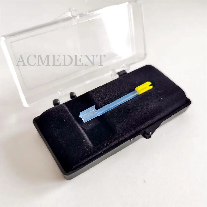 Dental Blue Bar Yellow Clips Bolt Cap Overdenture Restoration Attachment Implant