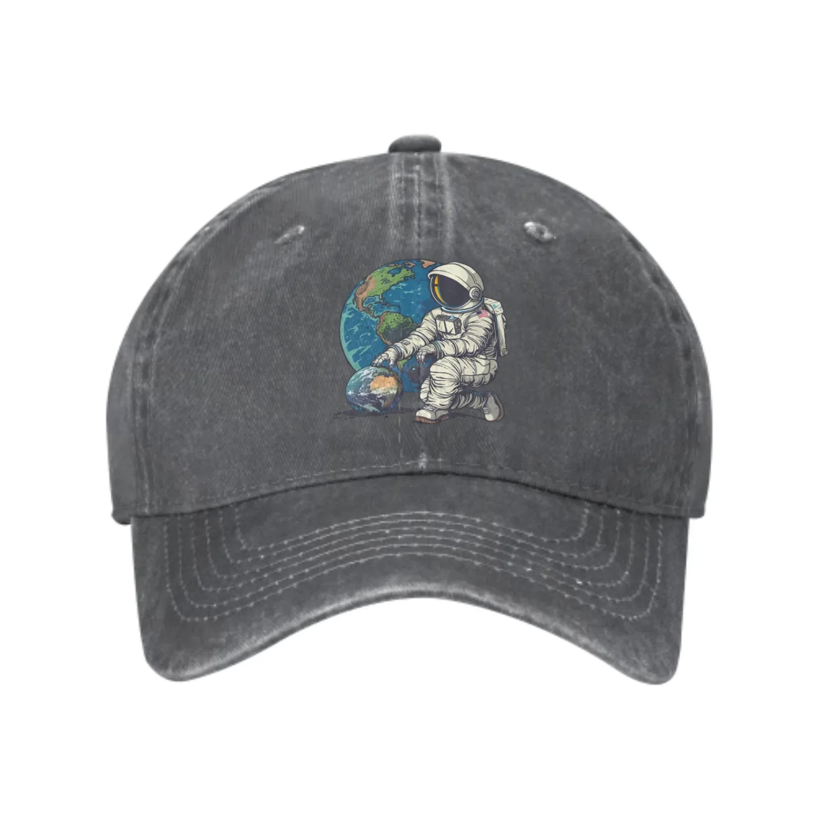 

Astronaut Earth Baseball Caps for Men Women Adjustable Fashion Casual Trucker Hats for Outdoor Fishing Activities