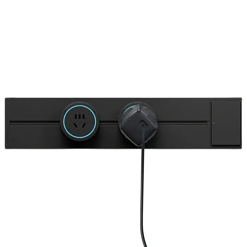 

Power Socket Track Socket Track System Detachable Movable Removable Multiple Outlets Adapters For Living Room Study Kitchen