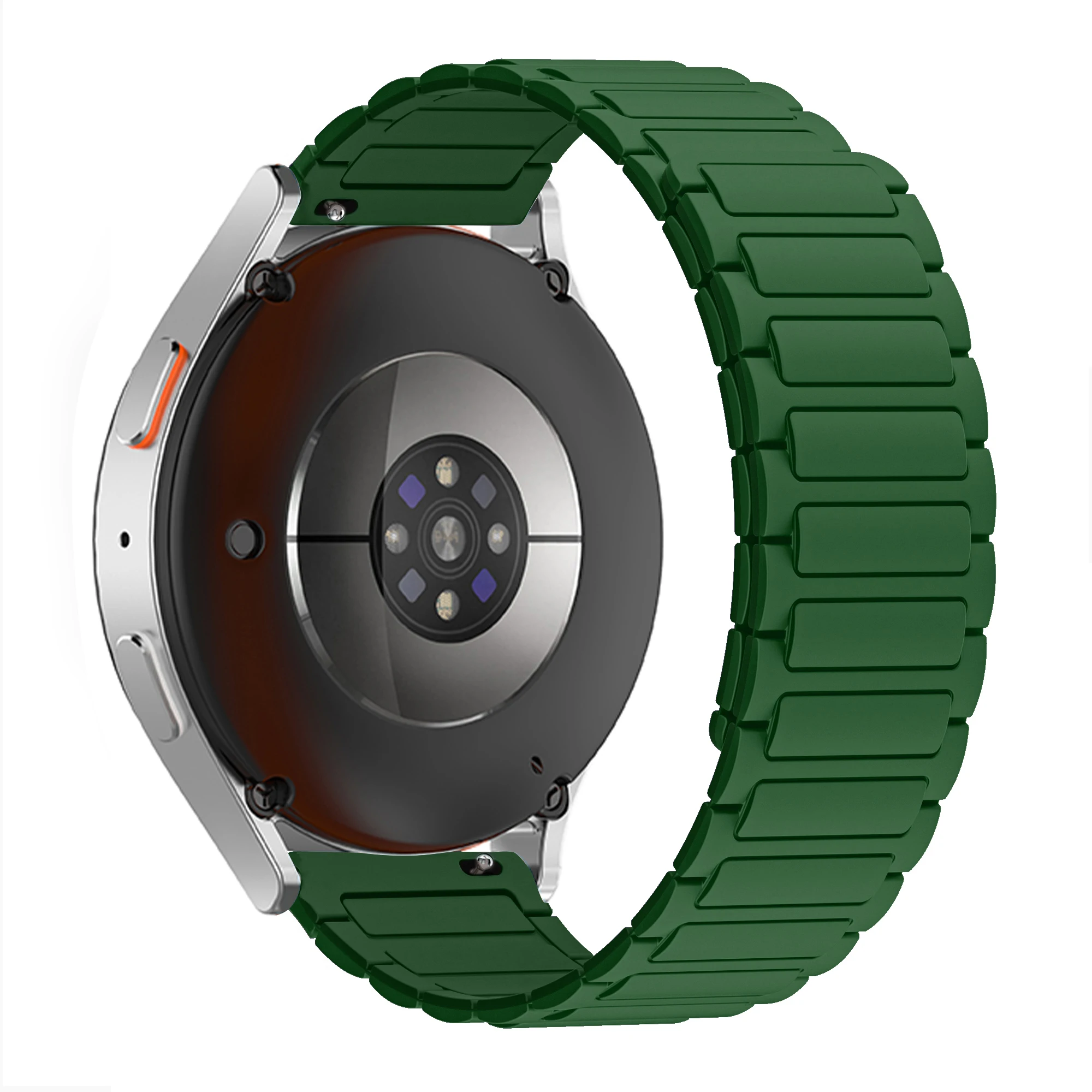18mm 20mm 22mm Silikonarmband für Huawei Watch GT6 GT5 6Pro GT4 46mm Magnetband für Samsung Galaxy Watch 7 6 5 4 Classic 5Pro
