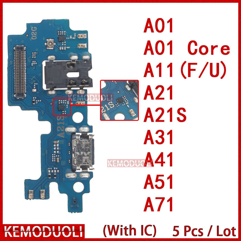 Usb Dock Charger Port for Samsung Galaxy A31 A41 A51 A71 A01 Core A11 A21 A21S Charging Board Module