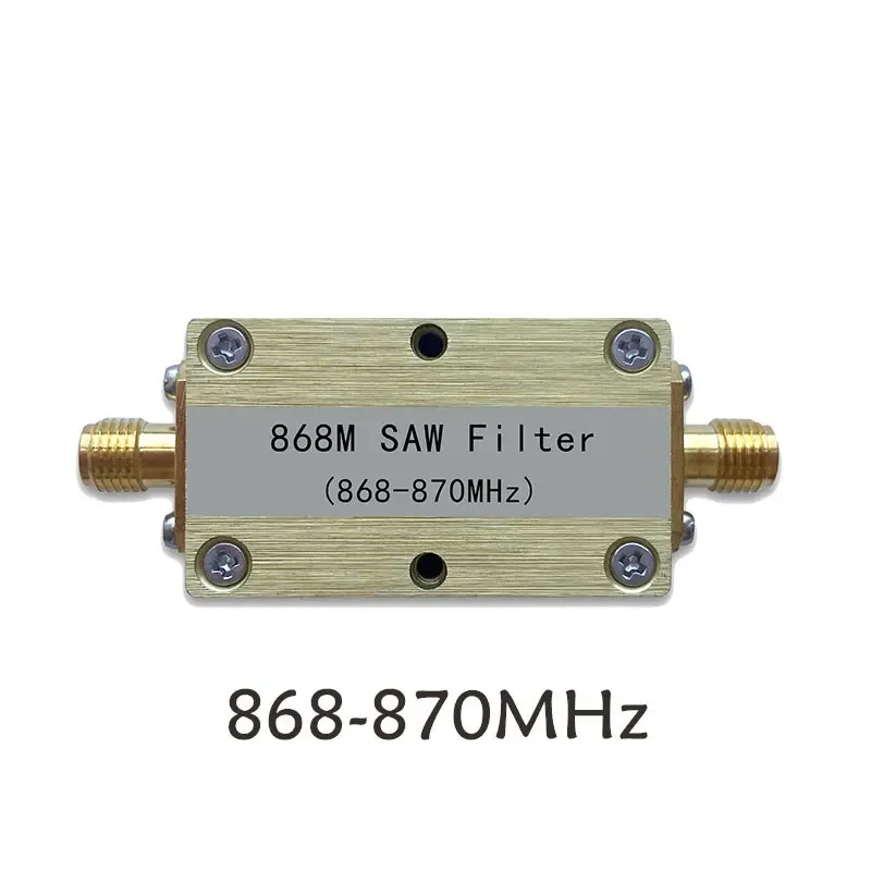 

868m 2MHz/915m 26MHz bandpass SAW filter RFID remote control IoT filter RF accessory with SMA female connector