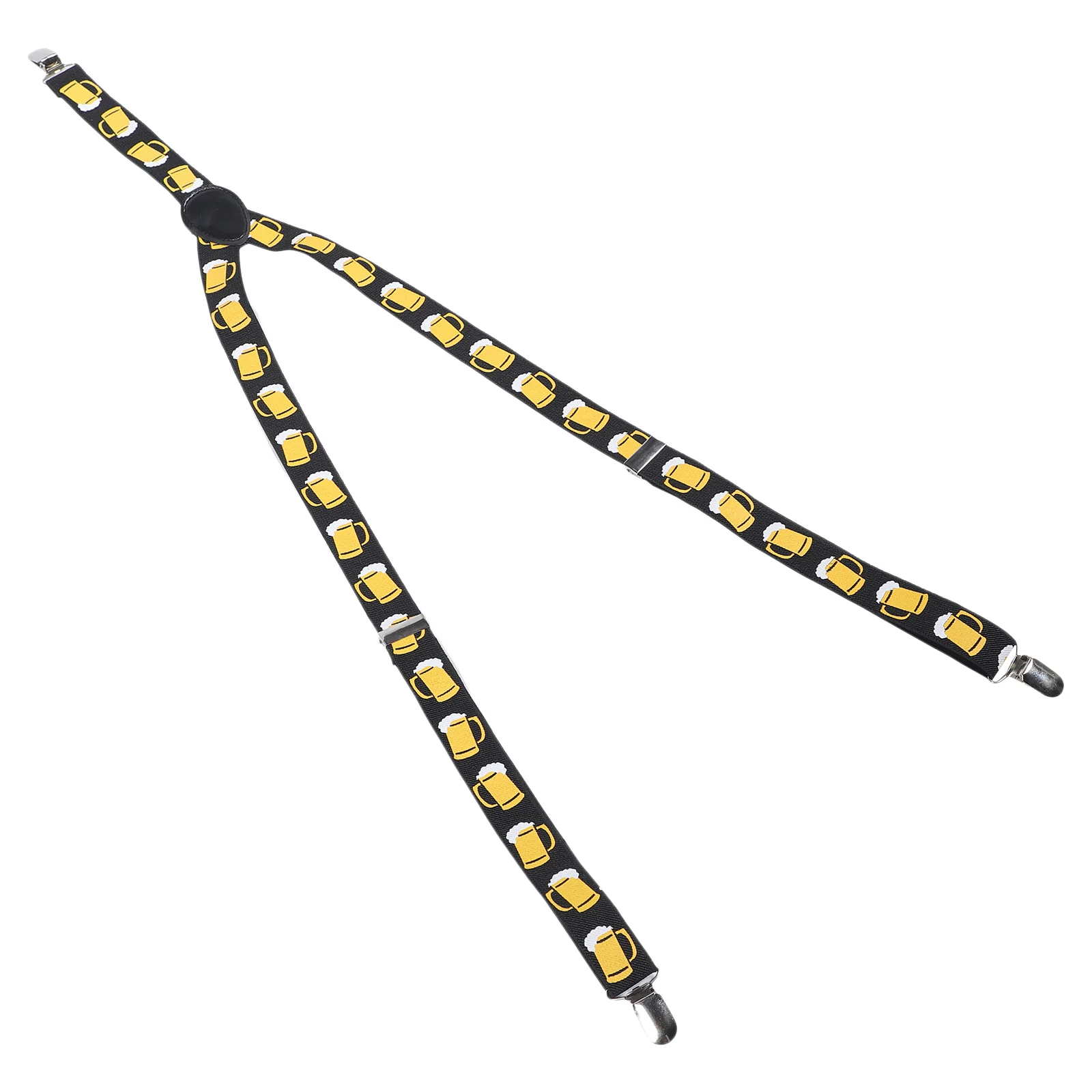 البيرة طباعة كليب على الحمالات قابل للتعديل مطاطا Y-شكل الأقواس للرجال النساء السراويل شورت جينز الحمالات المرنة