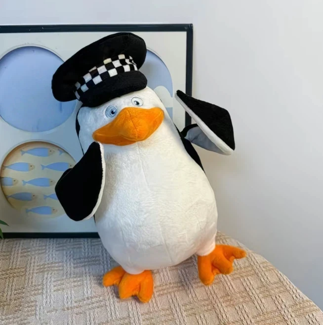 

В наличии 23 см, элегантная плюшевая игрушка-пингвин, абстрактная и очаровательная, но необычная плюшевая фигурка, подарок на день рождения для фанатов