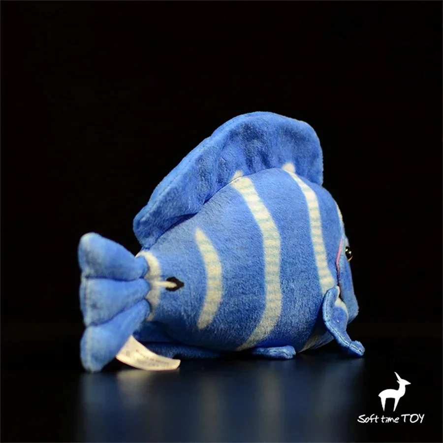 Blue Tang Surgeonfish High Fidelity Regal Tang Plushie Lancetfish Plush Toy Lifelike Animals Simulation Stuffed Doll Toy