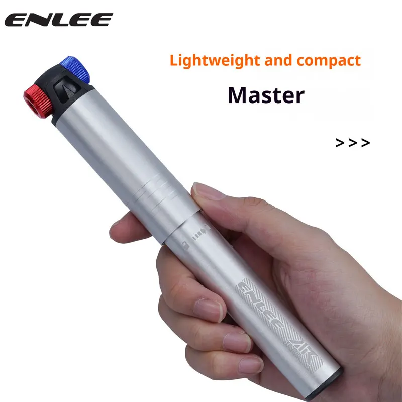 ENLEE Bicycle Inflator Portable Mini Inflator Mountain Road Bike Portable Meifazui Inflator Hand Push Inflator Pump