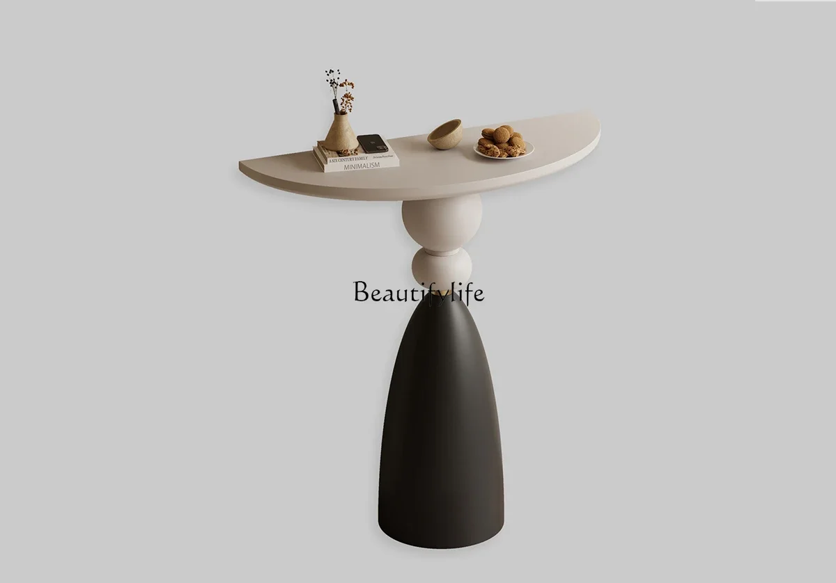 

Creative entrance table against the wall French small size narrow entrance rack