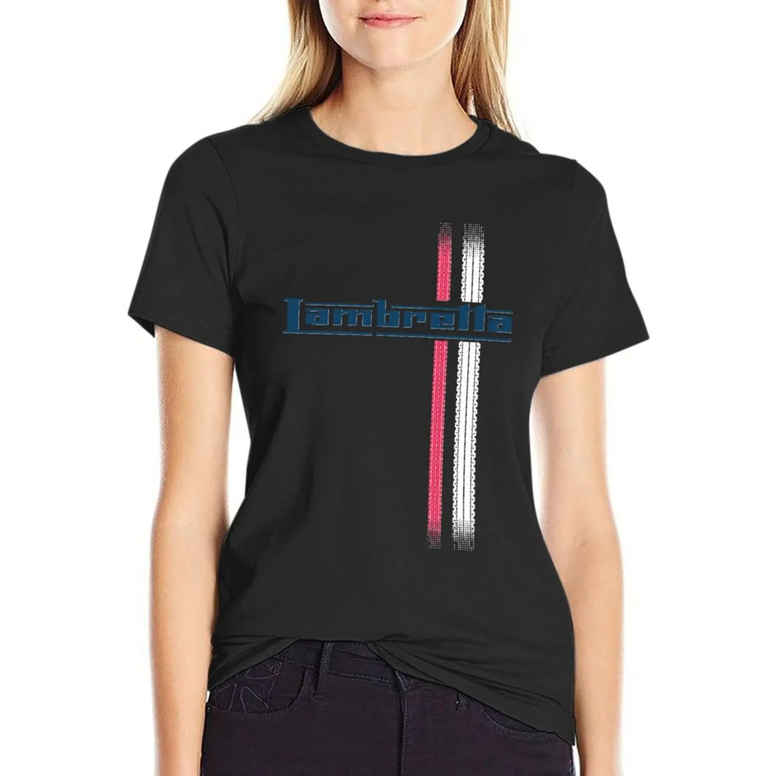 Lambretta track Classic T-Shirt summer tops Blouse summer top tops oversized workout shirts for Women