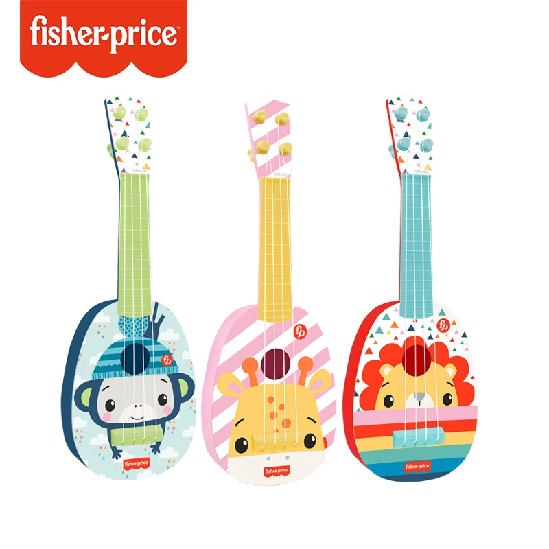 Fisher Price Baby\'s Mini Size Ukulele Toy Children‘s Small Guitar Toy Playing Musical Instruments For Toddlers Boys Girls Gift