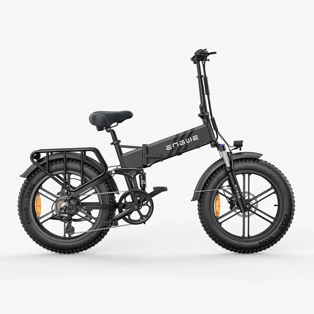 Folding Electric bike Engwe Engine Pro 2.0-tires 20 inches 750W Engine 52V16Ah battery autonomy 110KM-Black