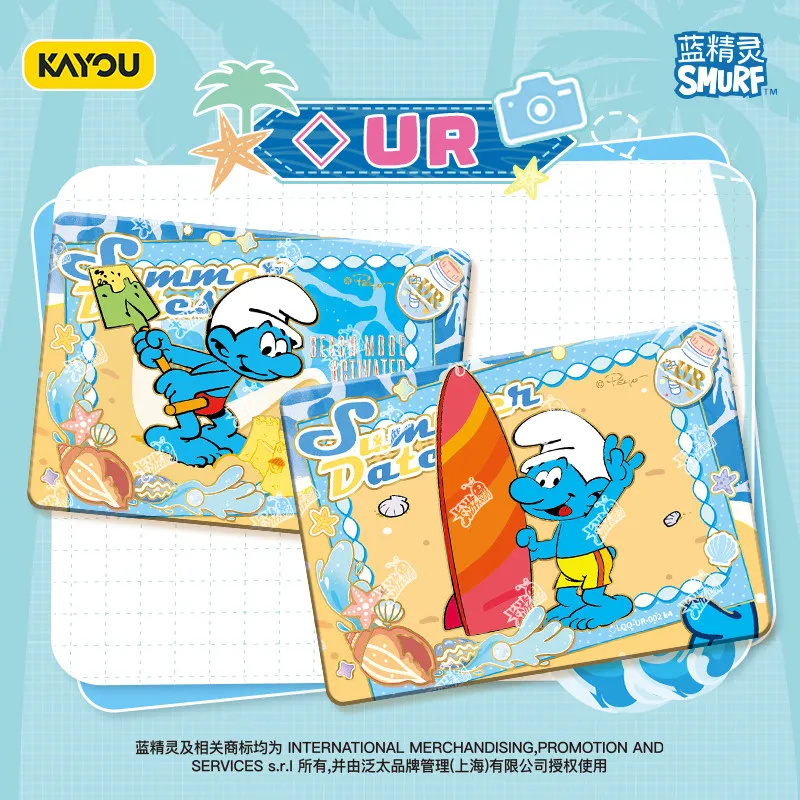 KAYOU 2026 New Smurfs Collection Card Peripheral Animations Cartoons Comics Surprise Gifts Cute Games Ornaments Rare Trendy Toy