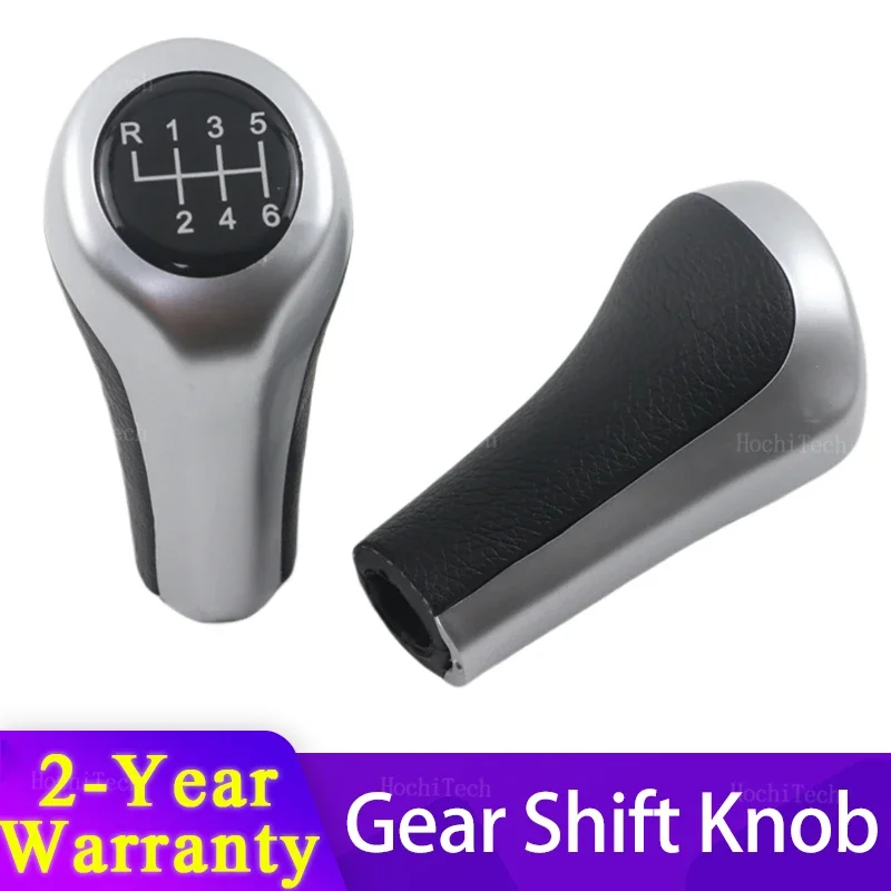 Fit For BMW 1 3 5 6 Series E30 E32 E34 E36 E38 E39 E46 E53 E60 E63 E83 E84 E90 E91 Car 5 6 Speed Leather Gear Stick Shift Knob