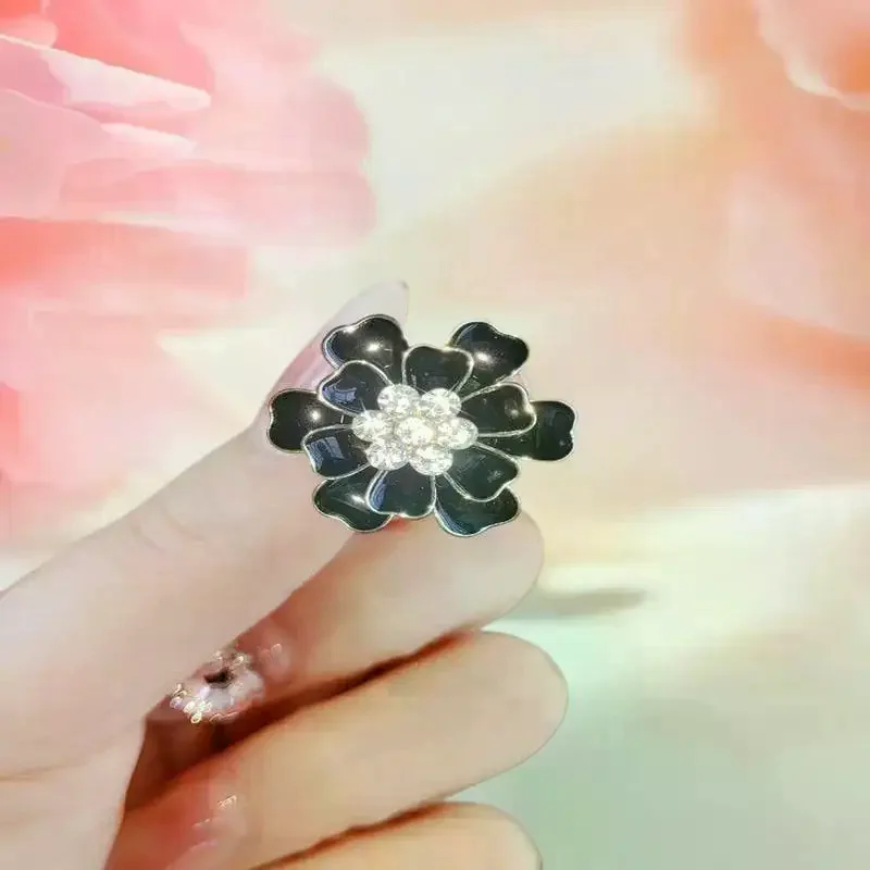 الرجعية مأدبة نمط الذهبي روز عصا؛ ديكور قميص قوي؛ دبوس الصدر الأزهار؛ طوق دبوس الصدار؛ هدية فريدة من نوعها. #2