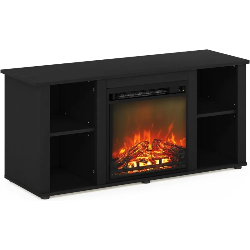 

Entertainment Center Stand with Fireplace for TV up to 55 Inch, Americano, Corded Electric, Adjustable