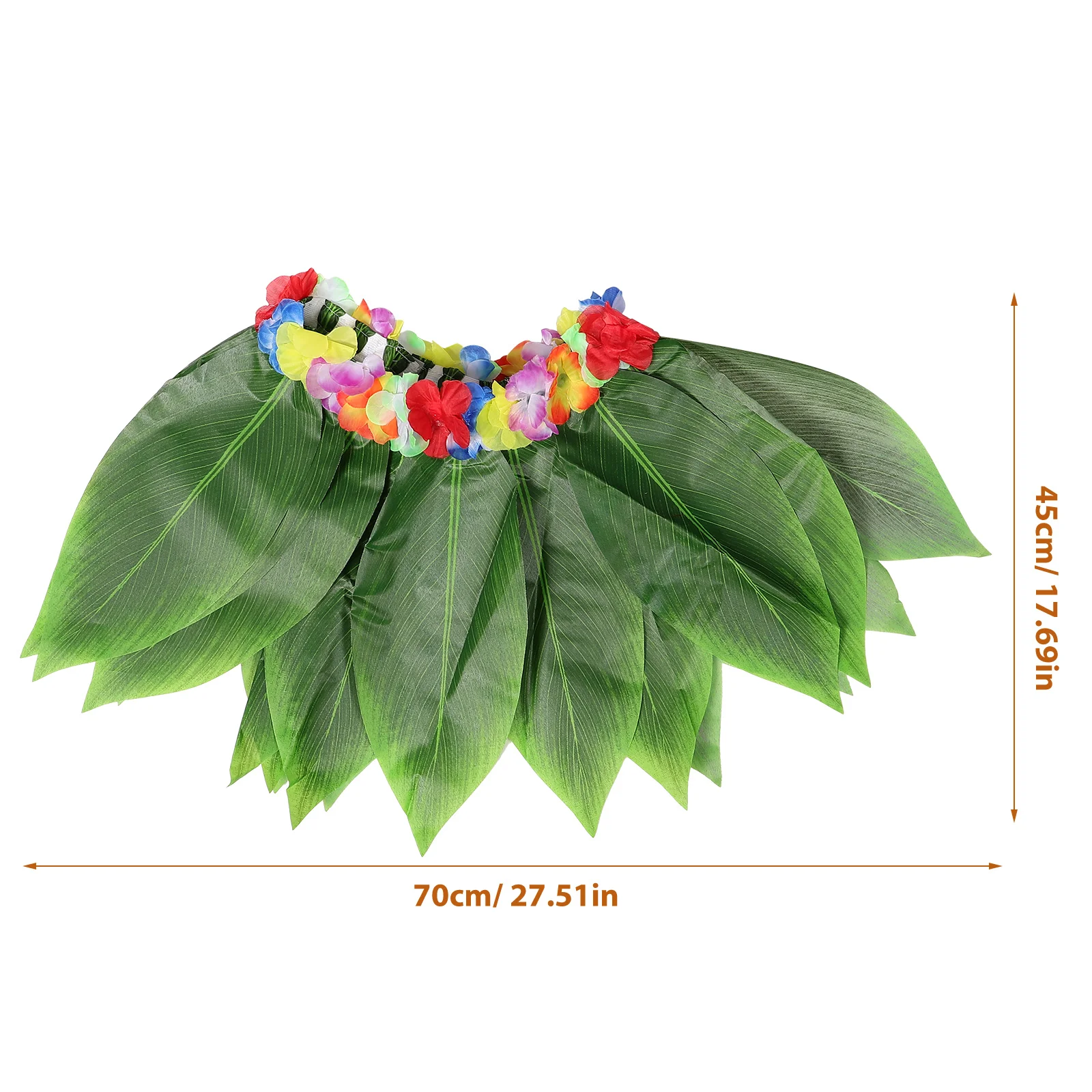 Conjunto de guirnalda y pulsera Hawaiana para festivales y fiestas, accesorios tropicales coloridos para un aspecto divertido y vibrante