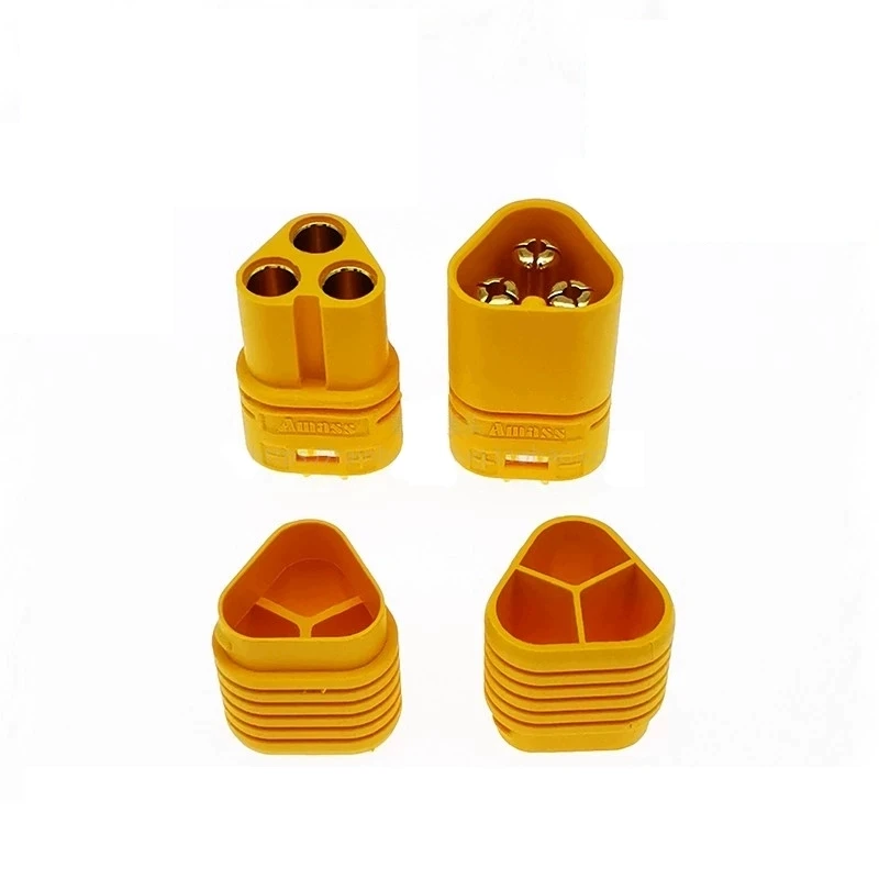 1PCS/LOT   MT60-F   MT60-M   New original   Three core plug model airplane battery control connector