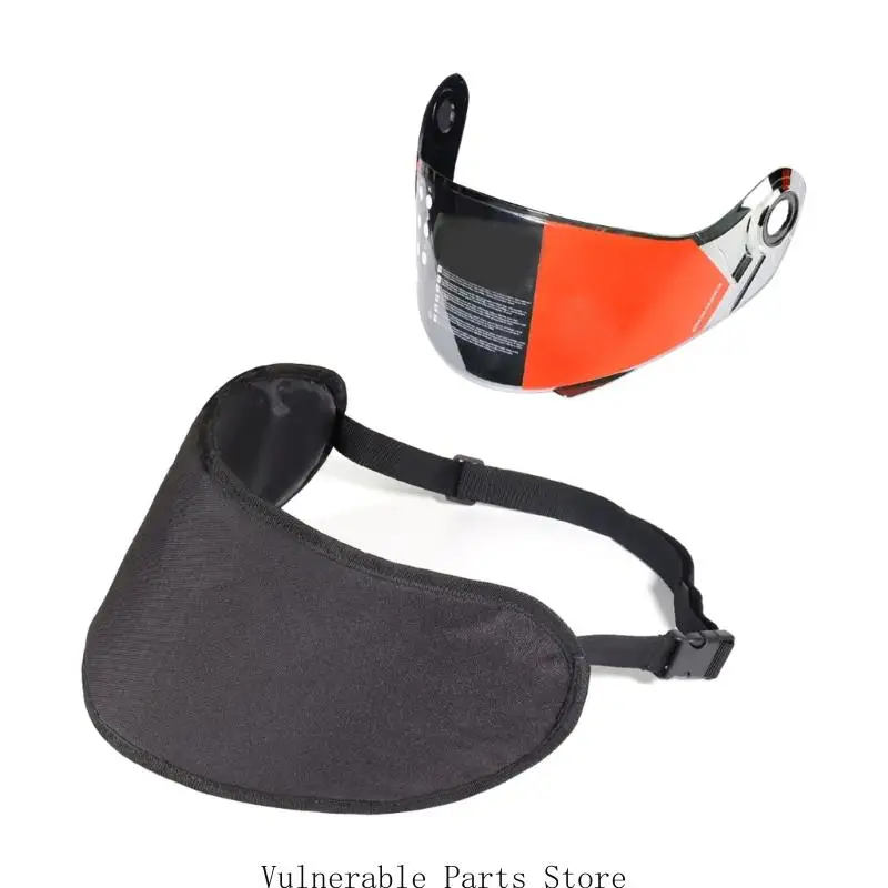D0UC Lightweight Scratch Resistant Motorcycle Helmets Visors Organizers with Quick Access Zippers Designs for Long Distance Use
