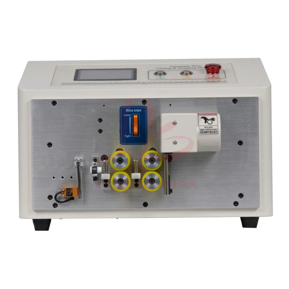Máquina Pelacables automática con pantalla táctil, SWT-608-QG-4S, multifuncional, 4 ruedas