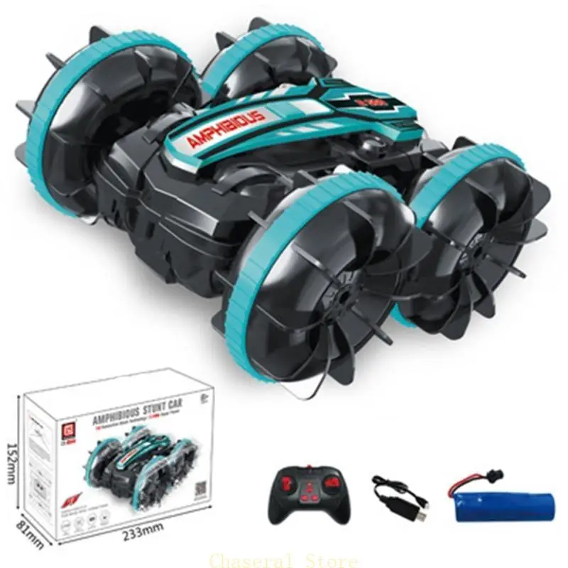 E7CE 미세한 참신 원격 제어 자동차 4 륜 드리프트 경주 양서류 차량