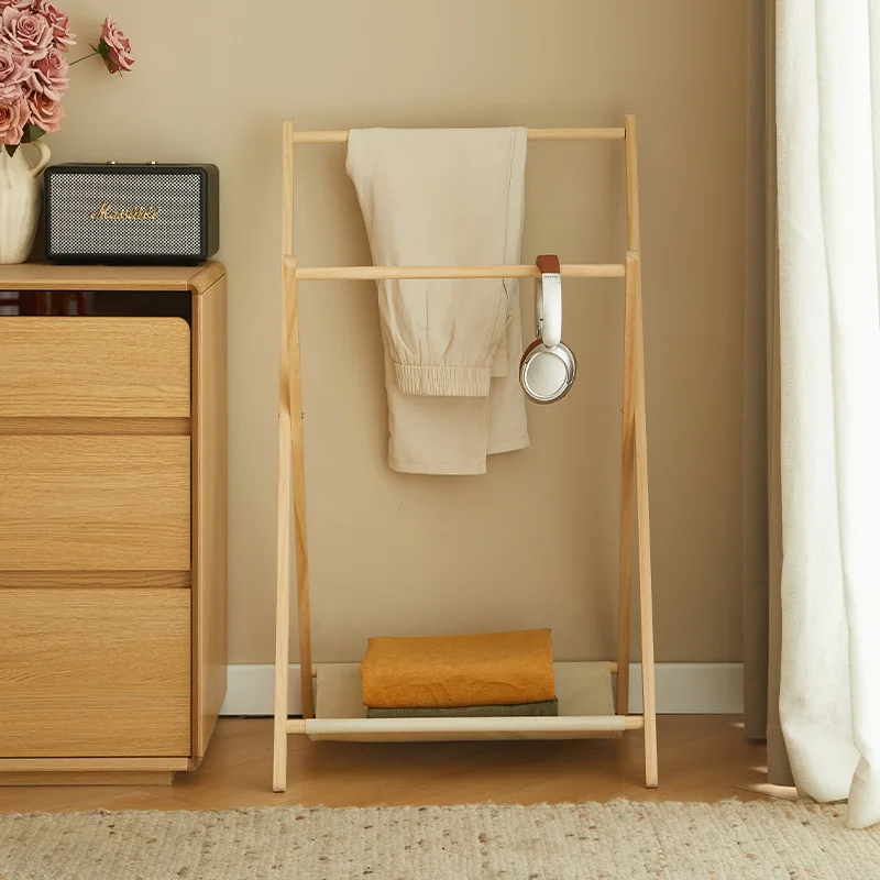 

Floor Folding Clothes Hanger Multi-storey Simplicity Indoor Clothes Hanger Bedroom Dormitory Home Underwear and Hat Towel Rack