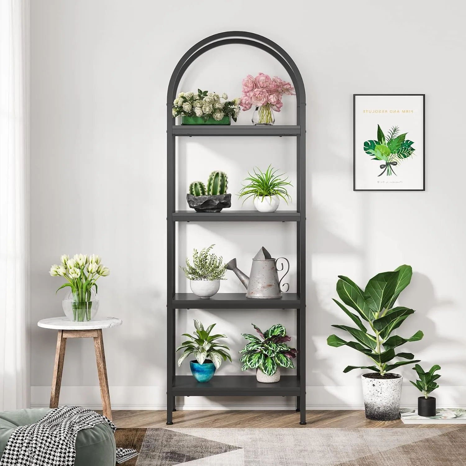 4-Tier Open Bookshelf, 70.8