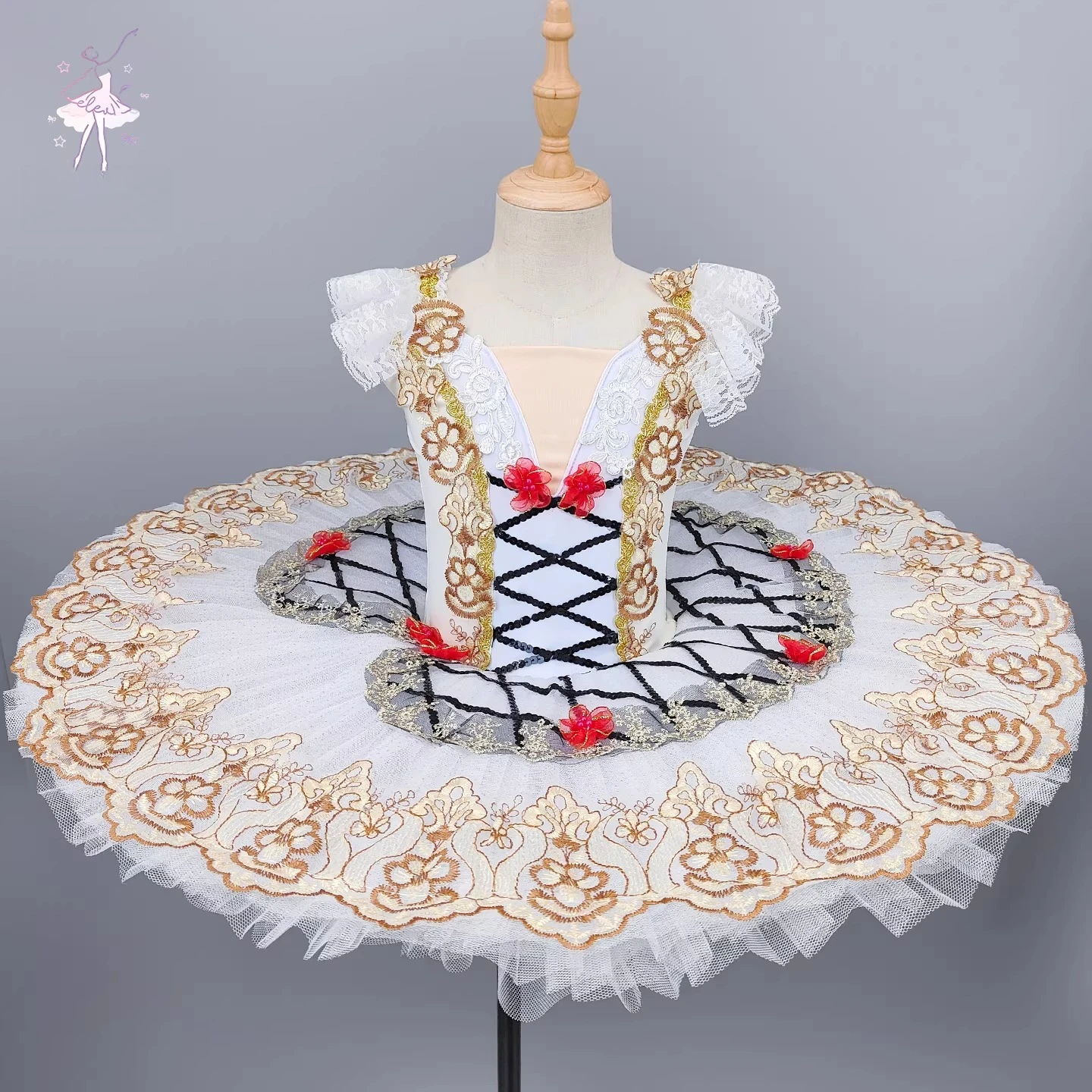 

Children's Ballet Dress, Girls Dance Stage Performance Costume, Toddler Professional Tutu Skirt, European Court Gauze Skirt